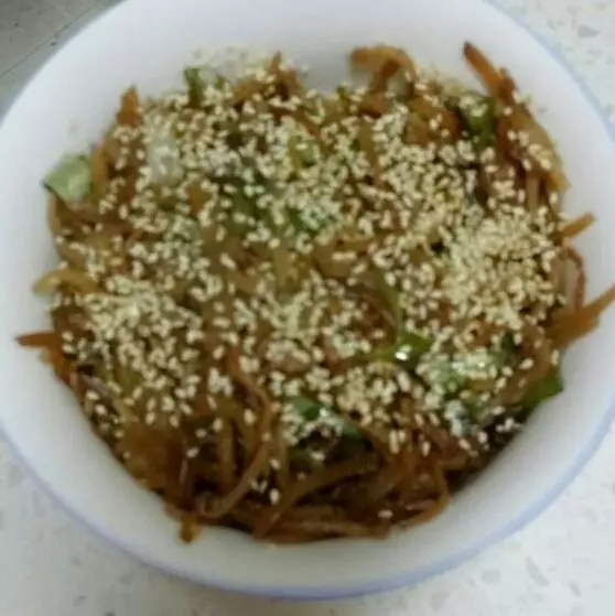 青椒炒鹹菜