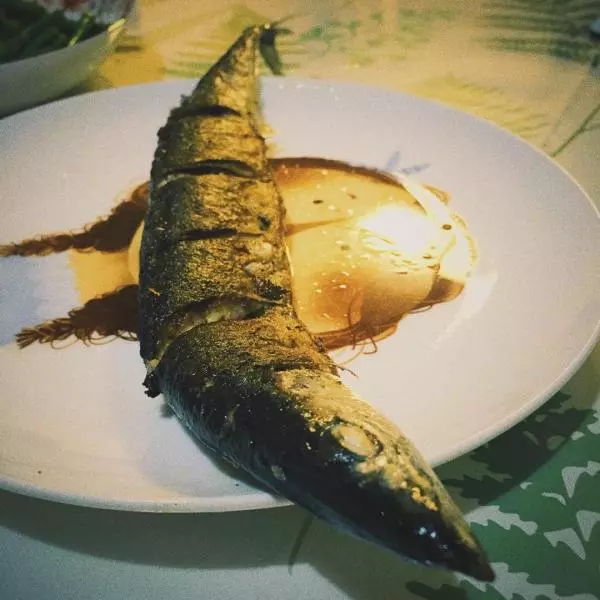 檸香煎秋刀魚