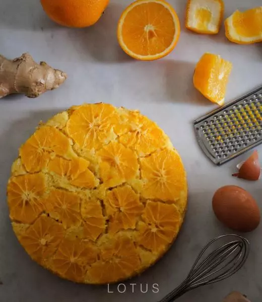 鮮橙生薑蛋糕