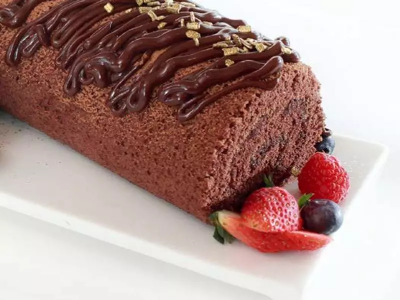 黑巧克力蛋糕