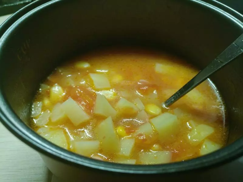 電飯鍋 奶香土豆湯