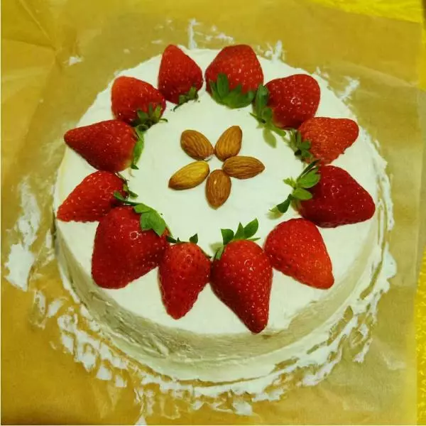 草莓蛋糕（沒有用牛奶）