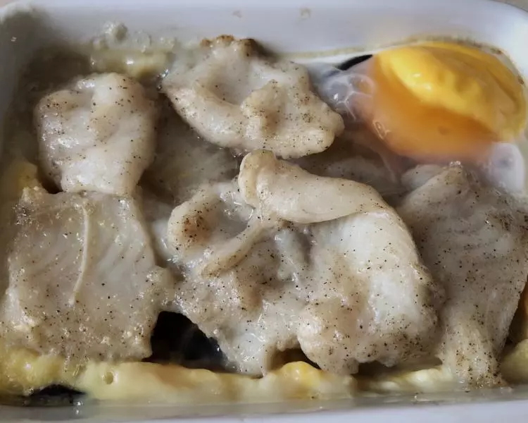 蛋烤香菇龍利魚