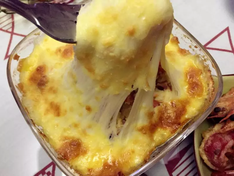 奶酪焗土豆泥