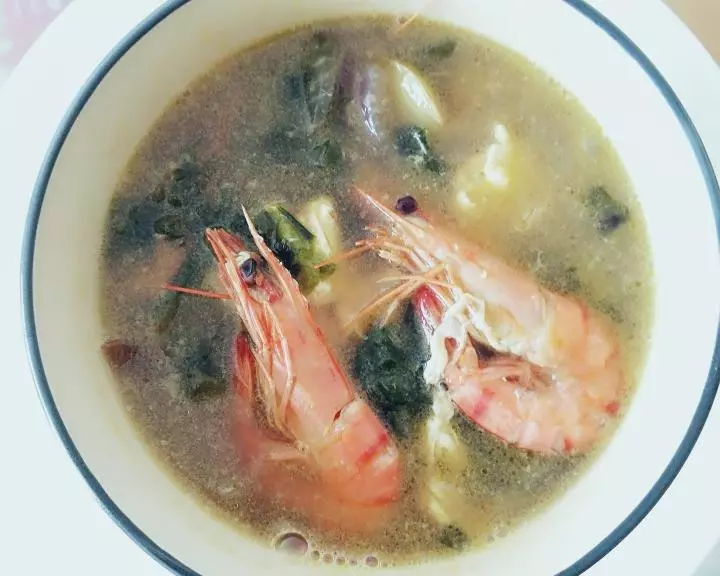 鮮蝦紫菜湯