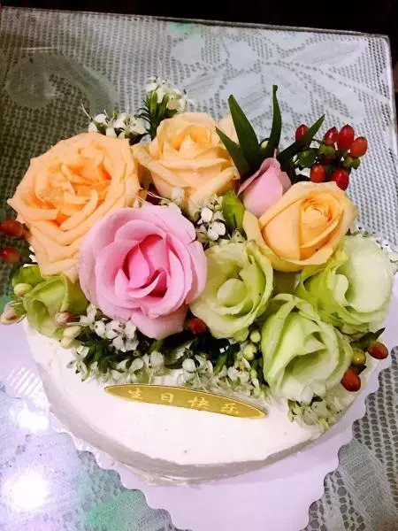鮮花蛋糕