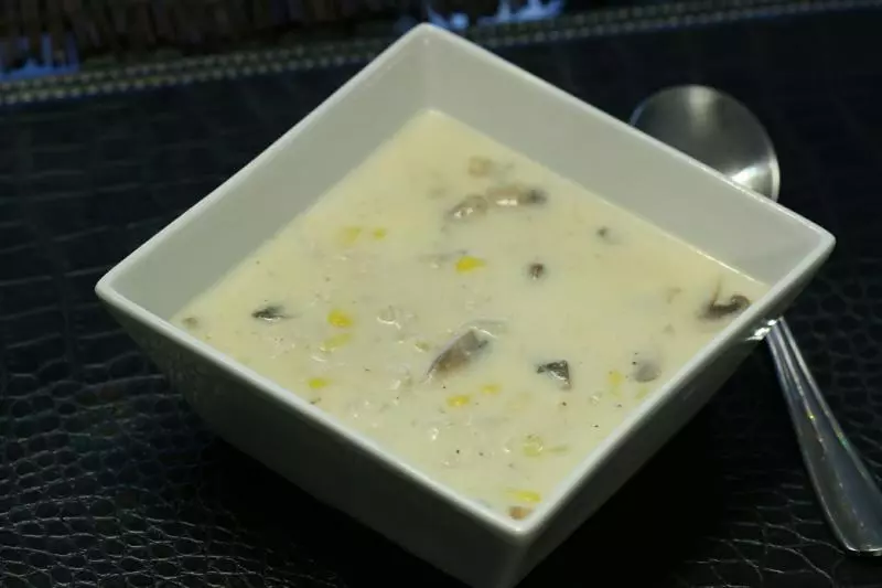 奶油蘑菇雞湯