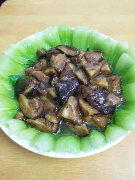 香菇燒油菜