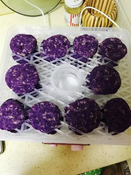 紫薯鴨肉餅