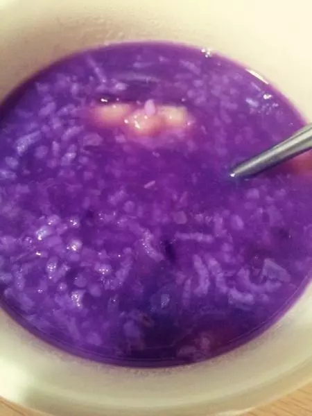 香蕉紫薯粥