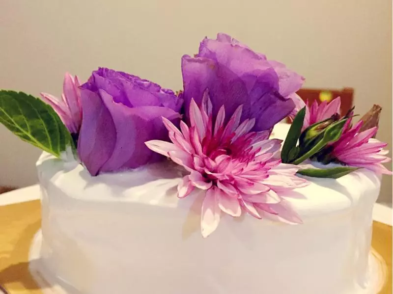 鮮花蛋糕