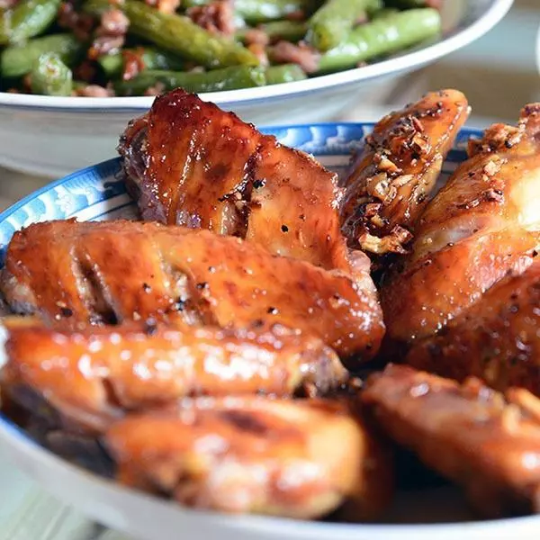 超級香的烤雞翅——黑椒蜜制雞翅