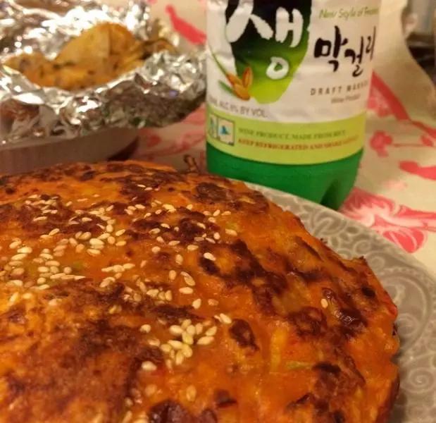 韓式泡菜餅（簡單快手又好粗！