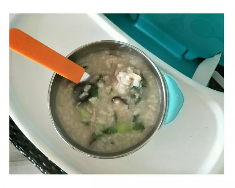 牛蛙香菇青菜粥