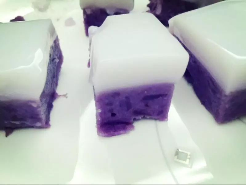 紫薯椰奶凍