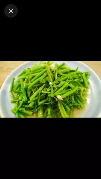 龍鬚菜炒五花肉