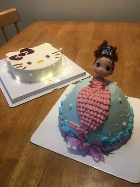 芭比美人魚蛋糕