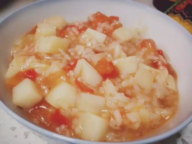 清香番茄土豆燴飯