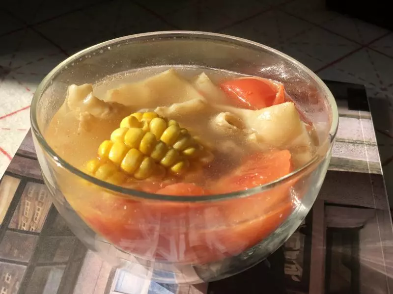 魚膠玉米肉湯