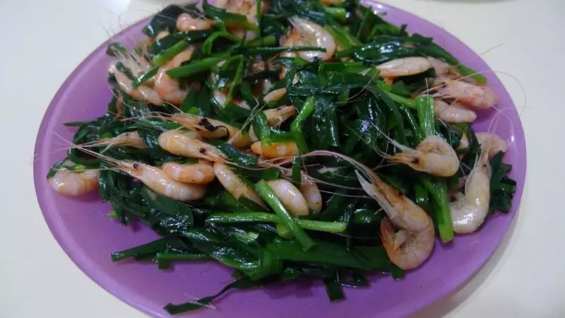 韭菜白米蝦
