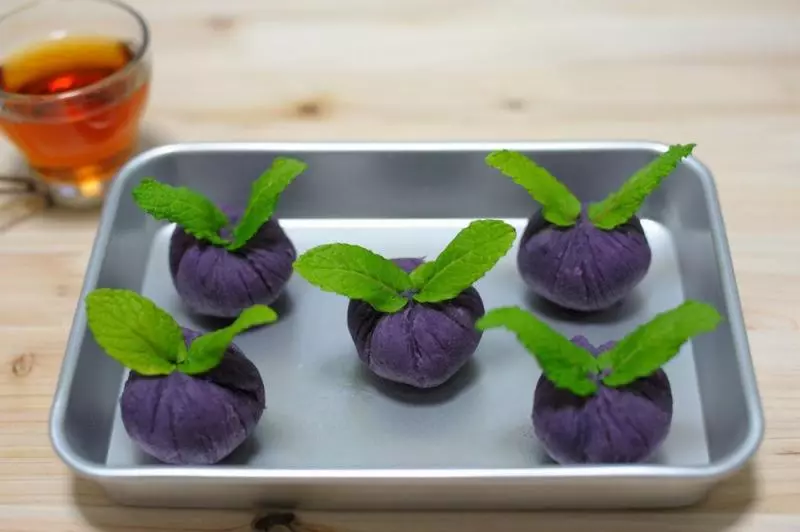 紫薯茶巾絞