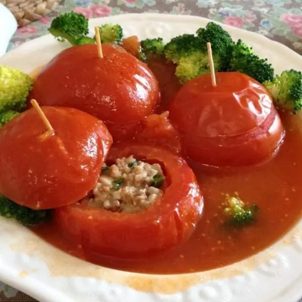 番茄釀肉