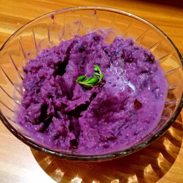 椰香紫薯泥