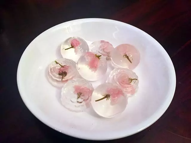 超簡單的櫻花水信玄餅