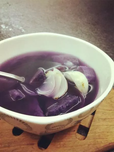 百合紫薯甜湯