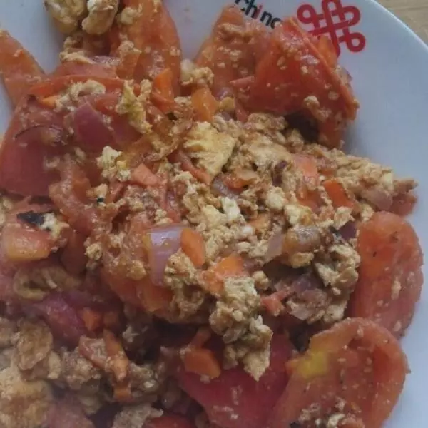 西紅柿炒雞蛋～含胡蘿蔔