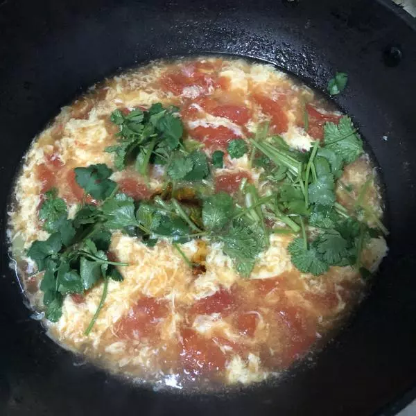 番茄雞蛋湯（滷麵標配）