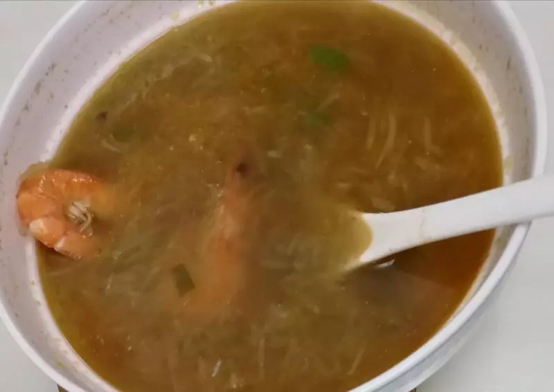 蘿蔔絲大蝦湯