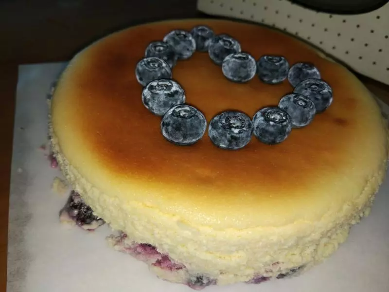 藍莓烤重芝士蛋糕