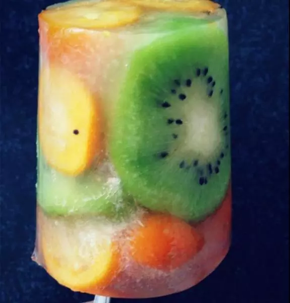超簡單水果冰棒