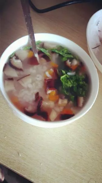 生菜胡蘿蔔香菇粥(減肥)