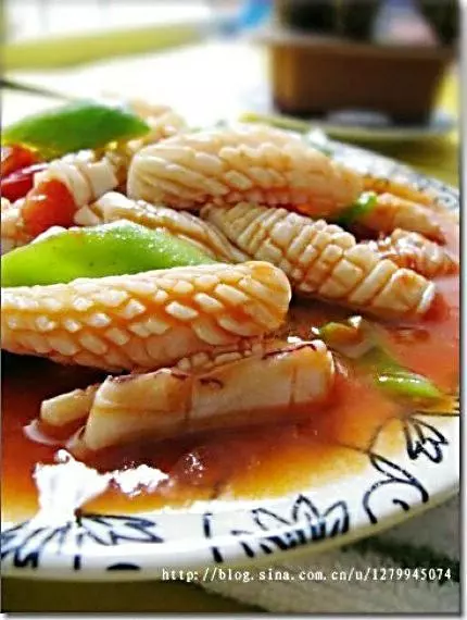 茄汁魷魚