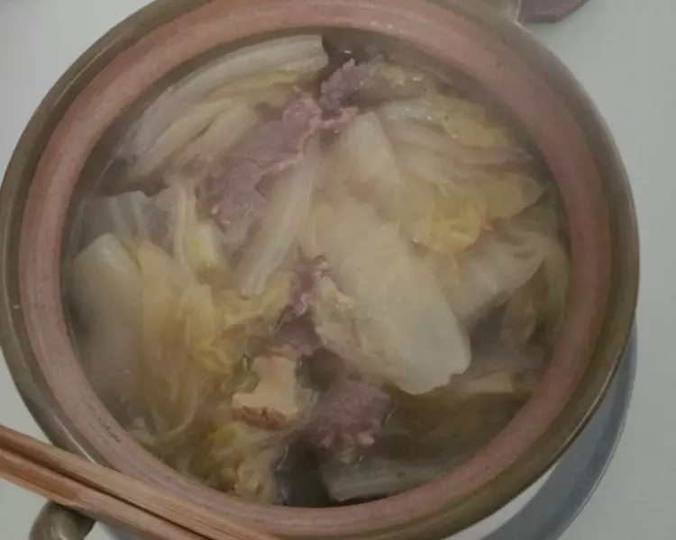 白菜豬肉湯