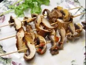麻辣燙蘑菇串