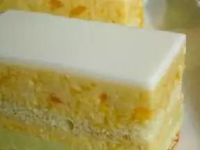 薄荷芒果巴伐利亞蛋糕