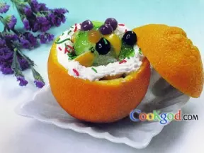 香橙水果沙冰