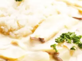 白醬鮮菇燴飯