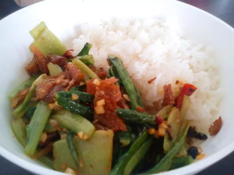 宅女豆豉鯪魚油麥菜