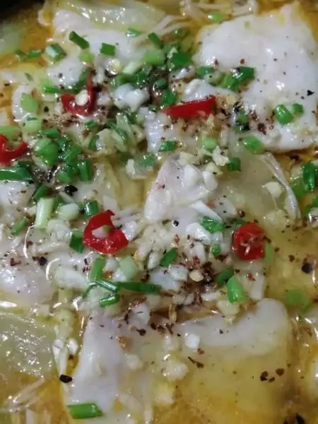 麻香鮮蔬水煮鯛魚片