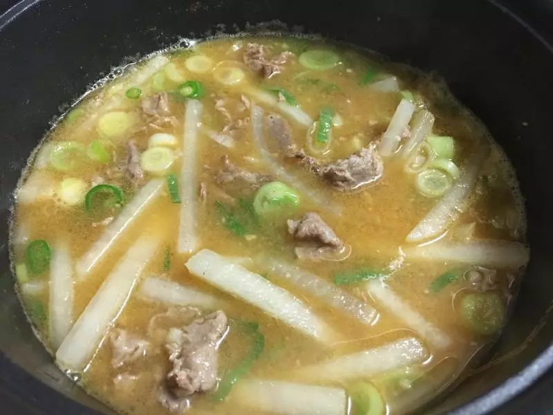韓式肥牛大醬湯