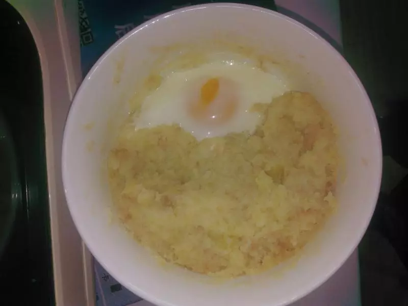 微波爐土豆泥加蛋