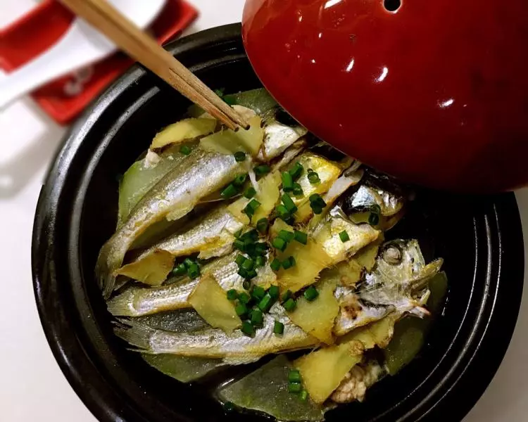塔吉鍋小黃魚燜冬瓜
