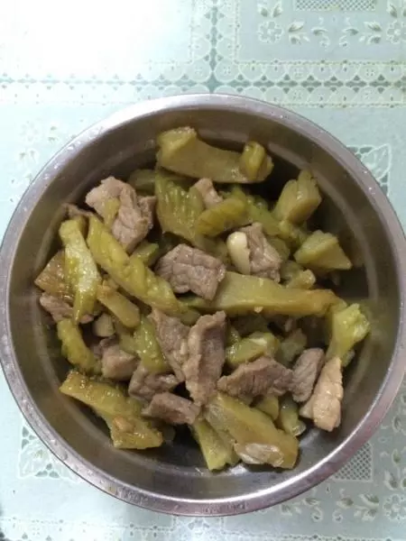 苦瓜燜豬肉