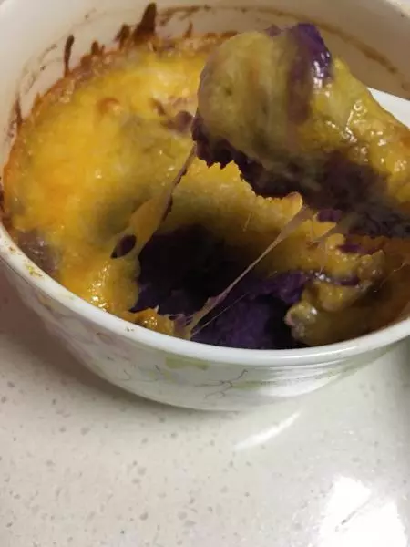 消耗淡奶油芝士焗紫薯