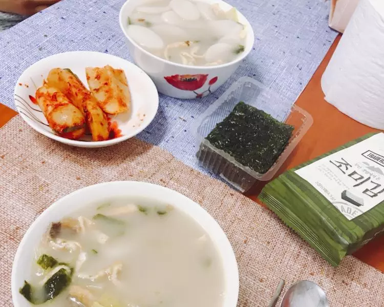 韓式牛肉年糕湯