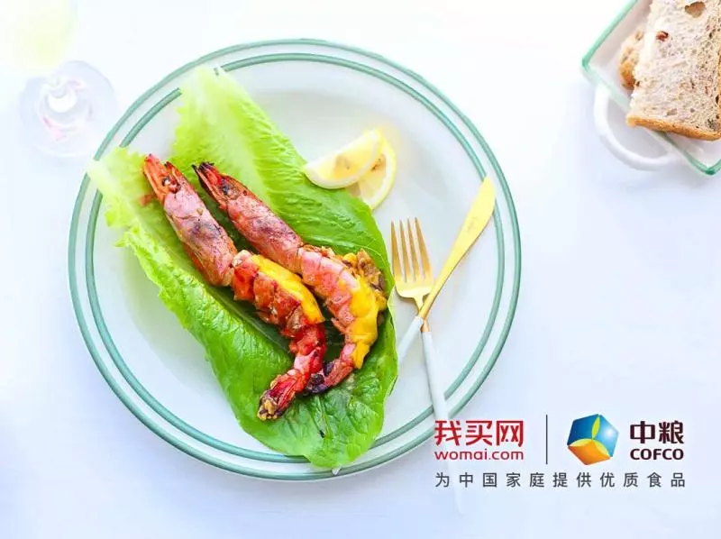 蒜香芝士焗紅蝦#秋季保胃戰#